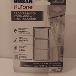 Broan 3 Rocker Switch