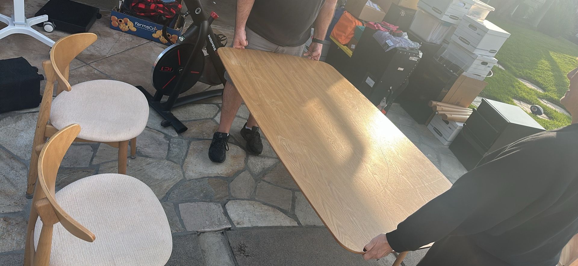 Dining Table With 2 Chairs And A Bench