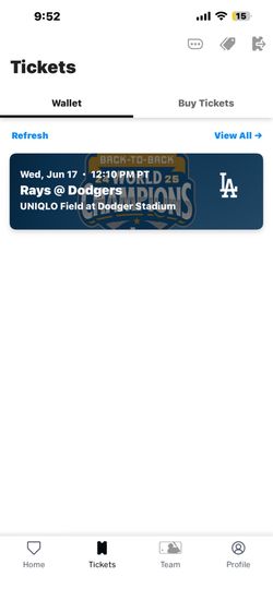 Dodger tickets