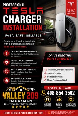 Need Tesla chargers