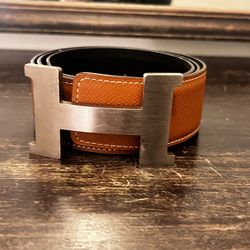 Authentic Hermès Constance H Belt Kit 85 | Black / Gold Reversible