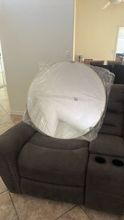 36 inch round mirror