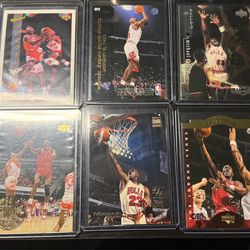 🏀 Michael Jordan 10-Card Insert Lot 🔥 (SP2, Black Diamond, MJ Impressions + 3D Glasses)