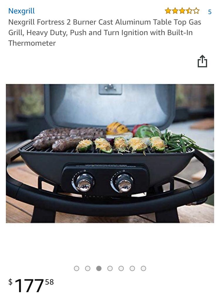 Nexgrill 3.7 out of 5 stars 5 Reviews Nexgrill Fortress 2 Burner Cast