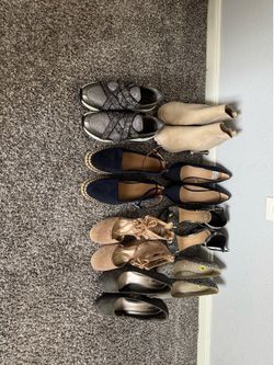 Heels and boots size 9