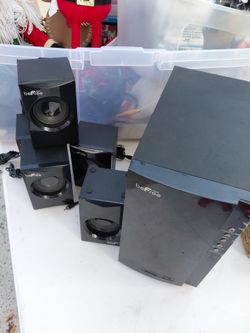 beFree Sound 5.1 Surround Sound Speaker System w/ Subwoofer – $50 OBO