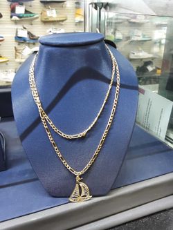 Yellow Gold 14k (.585) 6.7 grams 22 inch