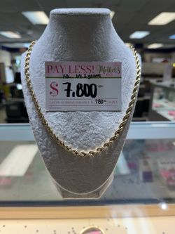 14k Solid Rope Chain FCP2229