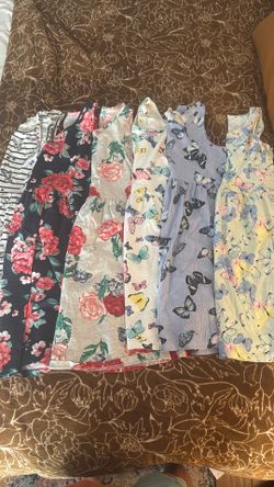 Girls 8-10 H&M Tank Top Dresses And Shirts