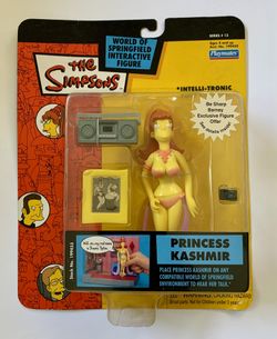 The Simpsons 2003 Playmates Series 13 PRINCESS KASHMIR Figure MOC