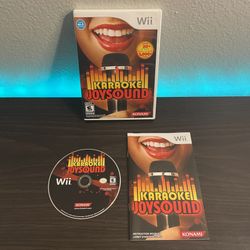 Karaoke Joysound Wii - Complete CIB 2012 Nintendo Wii Video game Tested & Works