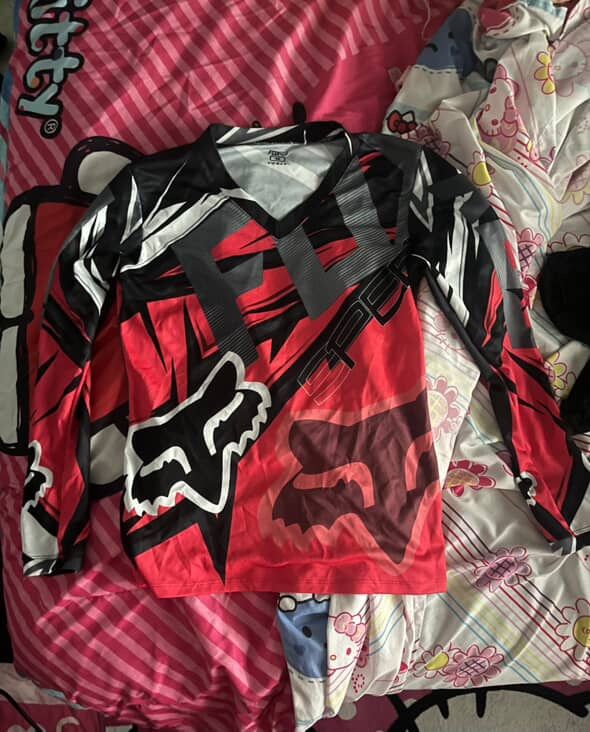 Red And Black Fox Jersey