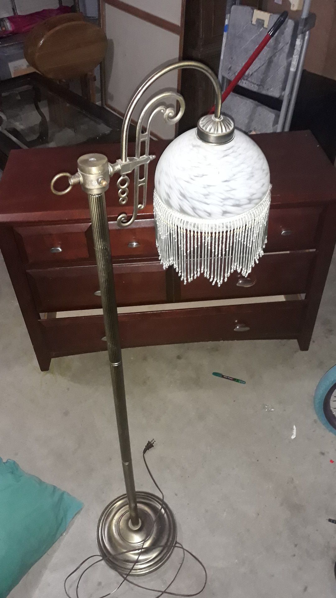 Antique stand up lamp