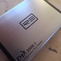 RE DTX2000.1 Mono Block Amplifier 