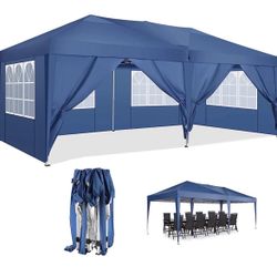 10x20 Pop Up Canopy Large Party Tent Shelter 10x20 With Sidewalls