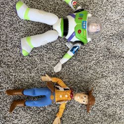 Woody And Buzz Lightyear Circa 1990’s