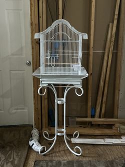 Elegant Bird Cage For Mini Or Single Parakeet Or Finch