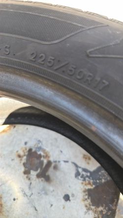 225/50/17 2 tires good condition