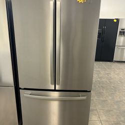 3 Doors GE Refrigerator 