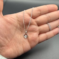 Natural Diamond Pendant