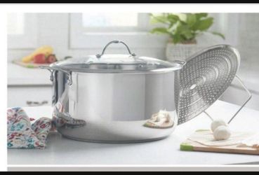 Olla De 15 Qt Con Parrilla 