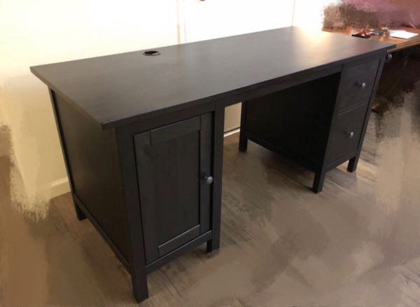 Ikea Hemnes Desk Black Brown For Sale In Redwood City Ca
