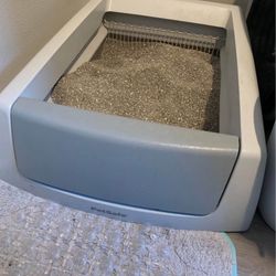 Litter Box + Steel Tray Reusable PetSafe ScoopFree Self Cleaning