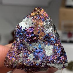 Naturally Iridescent Chalcopyrite peacock Ore