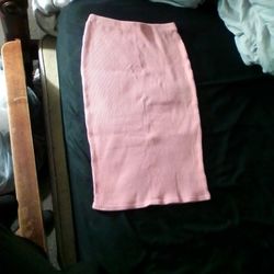 Pink Pencil Skirt Small Size
