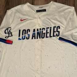 New Men’s Size Medium, Large, XL & 2XL Nike LA Dodgers City Connect Jersey