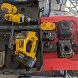 DeWalt 18 Volt Drill and Jigsaw 