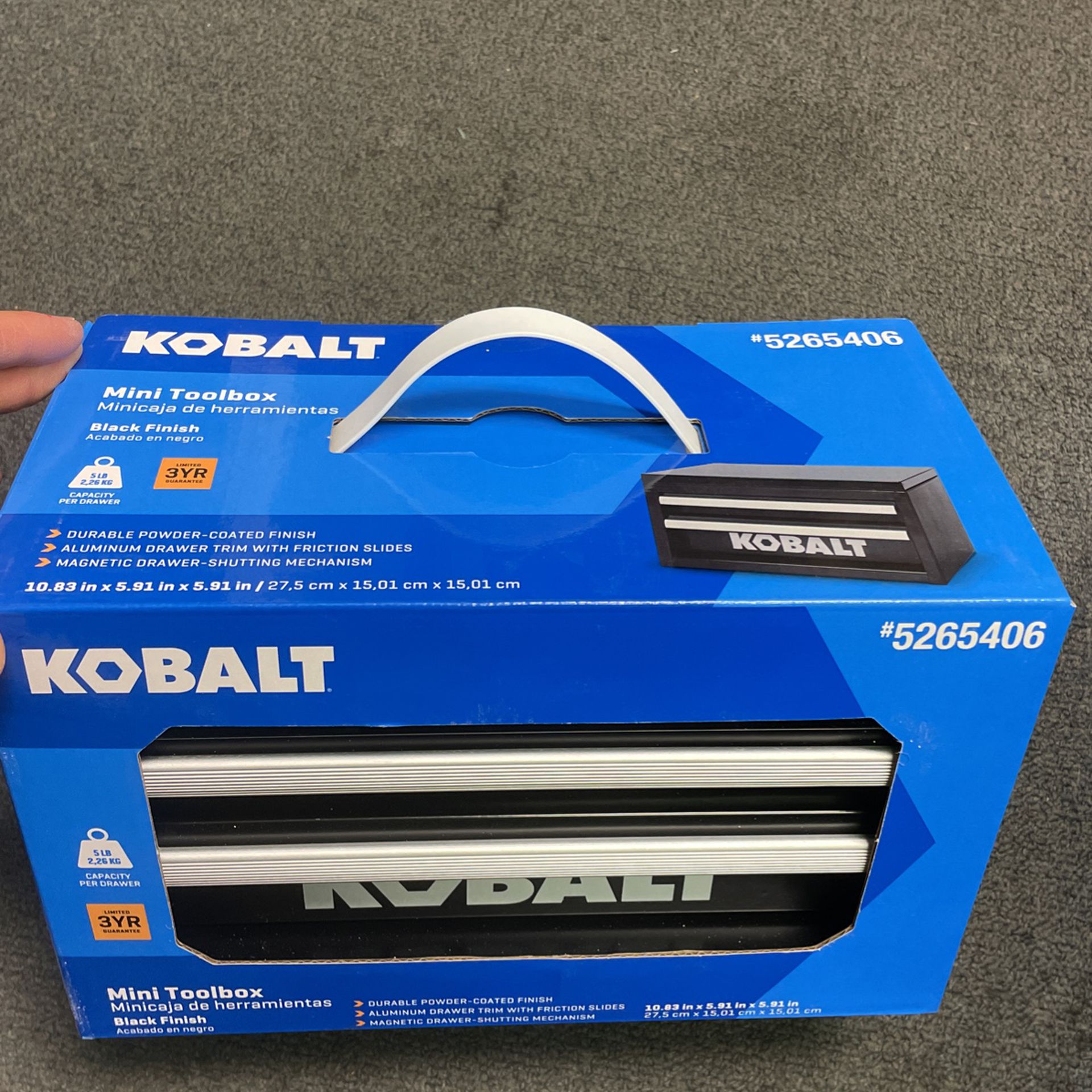 Kobalt 25th Anniversary Mini toolBox Black / Blue for Sale in San Leandro,  CA - OfferUp