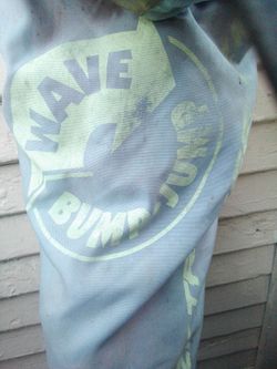 Wave bump and jump board sail