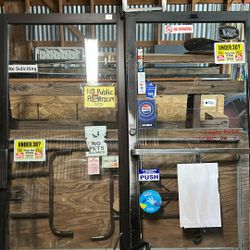 Commercial Pair Doors Selling As Is