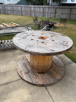 Cable spool/ industrial table