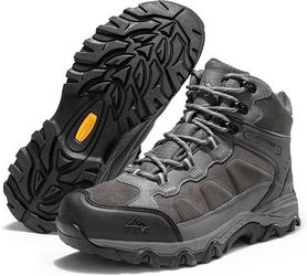Like New Size 7.5 Wide Men NORTIV 8 Men's Waterproof Lightweight Hiking Boots Mid Top Suede Hiking Boots for Outdoor Trekking Camping and Mountaineeri