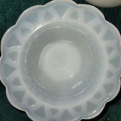 Milk Glass Bowl