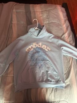 Light Blue Sp5der Hoodie