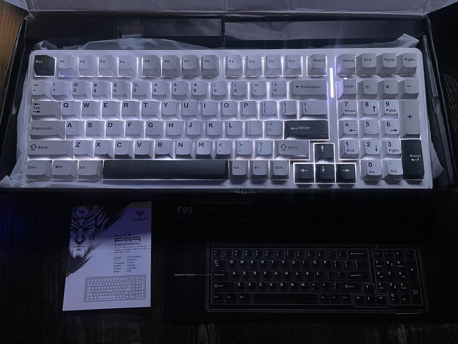AULA F99 Wireless Mechanical Keyboard