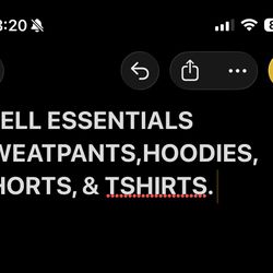 Let Me Know Sizes & Place Deposit 