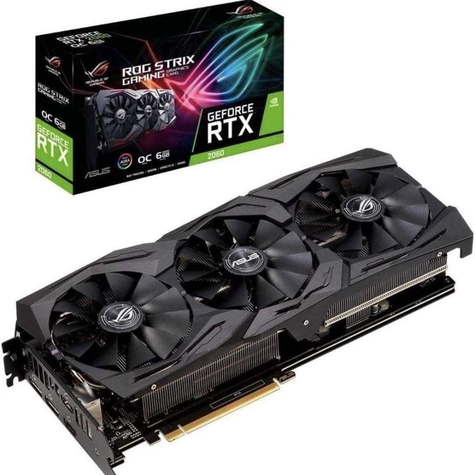 ASUS ROG STRIX GeForce RTX 2060 Overclocked 6G GDDR6 Gaming Graphics Card