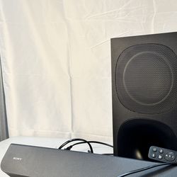 Sony HT-SC40 Soundbar Home Theater System – Subwoofer & Remote – Black