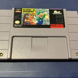 Mario Is Missing - SNES