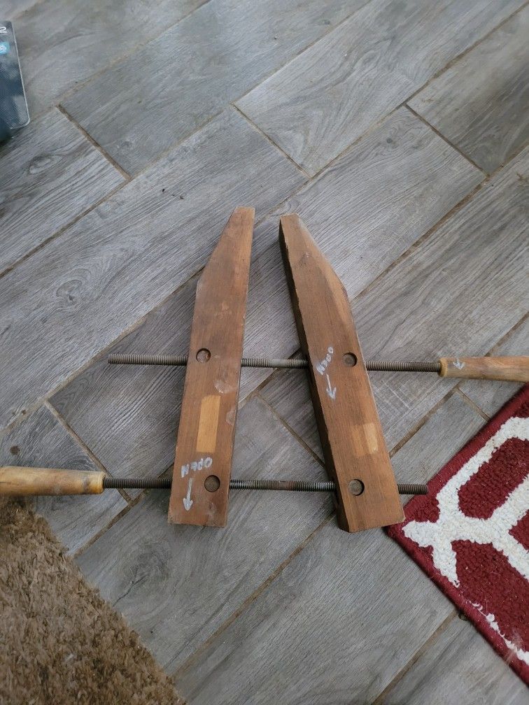 Very old furniture clamps