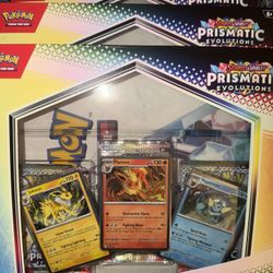 X4 Pokemon Prismatic Evolutions Poster Collection
