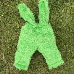 Baby Grinch  Overalls Size 0-3 Months 