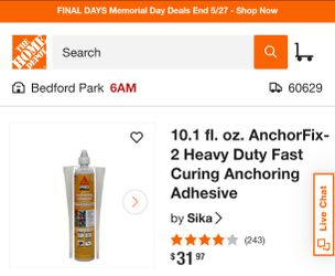 Anchoring adhesive
