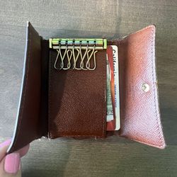 louis key chain wallet vintage