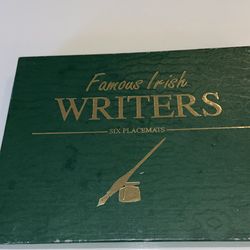 6 Irish Writers Placemats- from Ireland