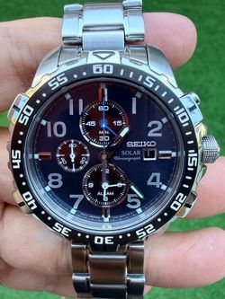 Seiko SSC305 Pristine Solar Alarm Chronograph SSC305